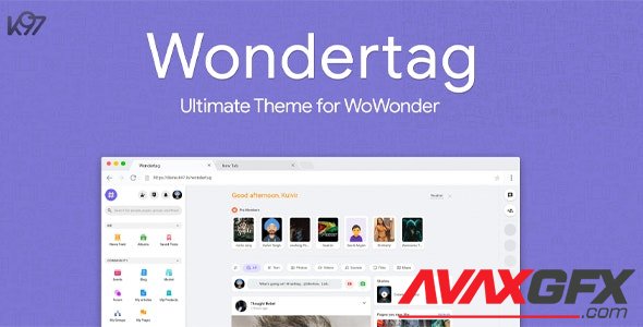 CodeCanyon - Wondertag v1.5.2 - The Ultimate WoWonder Theme - 28447452