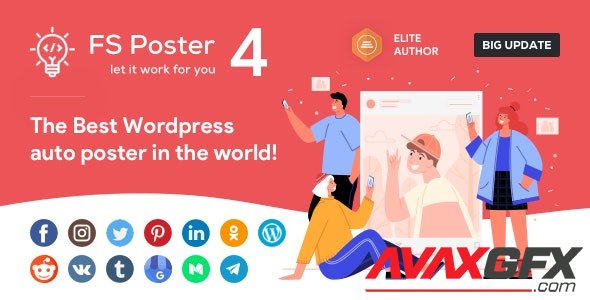 CodeCanyon - FS Poster v4.2.5 - WordPress Auto Poster Scheduler - 22192139 - NULLED