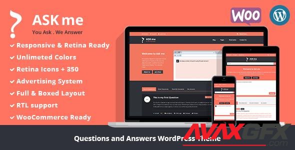 ThemeForest - Ask Me v6.2 - Responsive Questions & Answers WordPress - 7935874 - NULLED