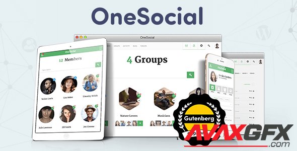 BuddyBoss - OneSocial v1.5.3 - Responsive WordPress BuddyPress Theme