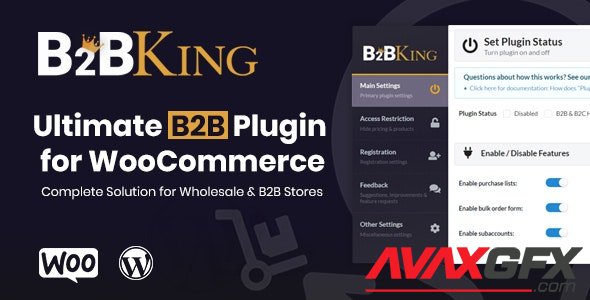 CodeCanyon - B2BKing v2.6.5 - The Ultimate WooCommerce B2B & Wholesale Plugin - 26689576