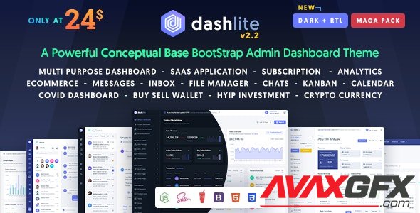 ThemeForest - DashLite v2.2.0 - Bootstrap Responsive Admin Dashboard Template - 25780042