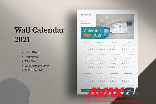 Calendar 2021 T7R26CU