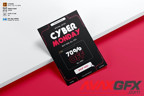 Cyber Monday Flyer Template Vol. 01