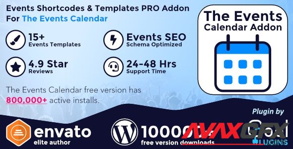 CodeCanyon - Events Shortcodes & Templates Pro Addon For The Events Calendar v2.4.1 - 20143286