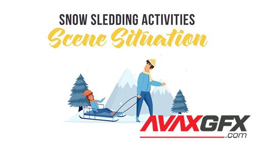 Snow sledding activities - Scene Situation 29247011