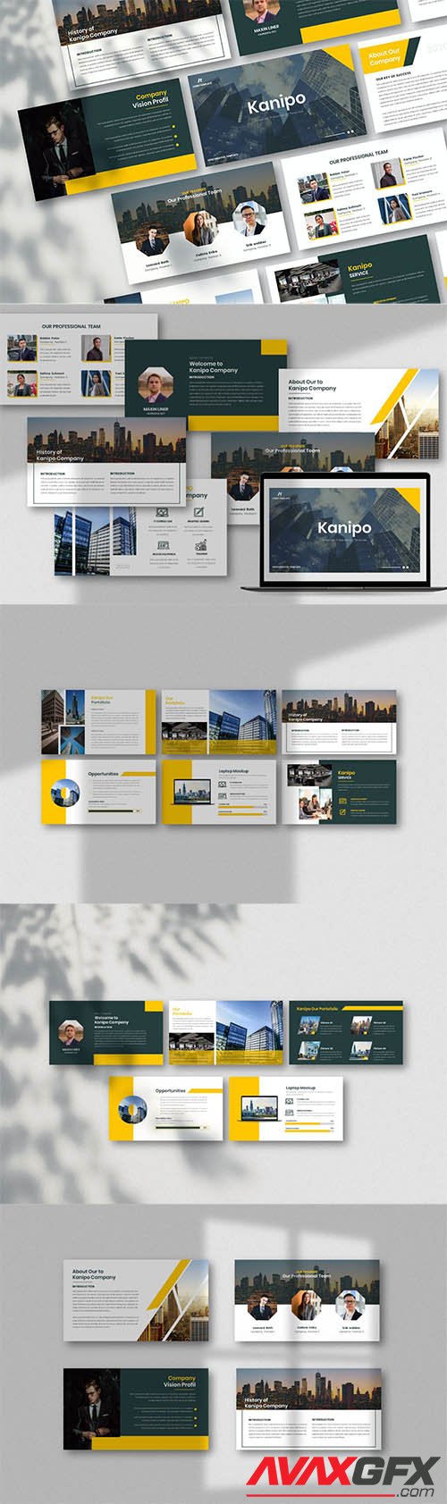 Kanipo-Business Powerpoint, Keynote and Google Slides Template