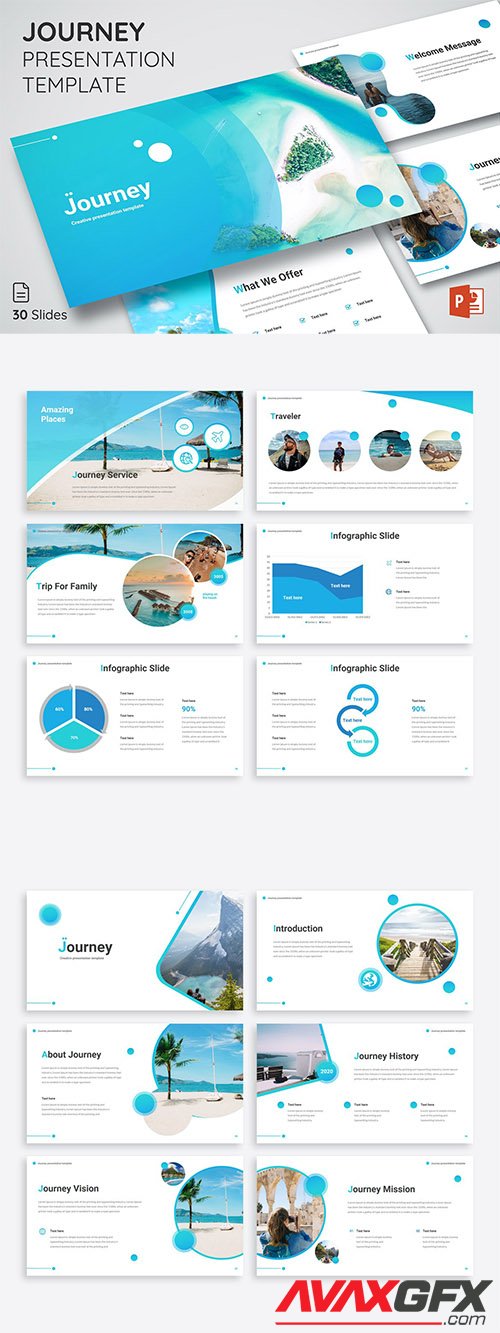 Journey - Powerpoint, Keynote and Google Slides Template