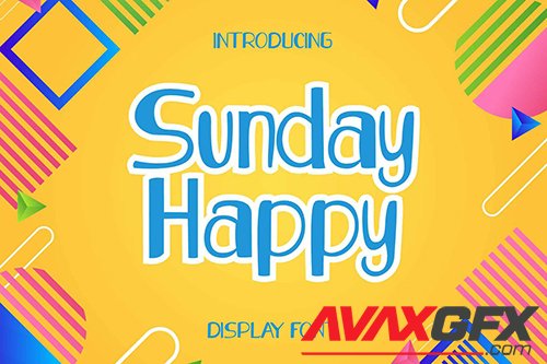 Sunday Happy Display Font