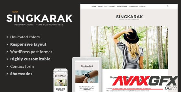 ThemeForest - Singkarak v1.0.8 - Responsive WordPress Blog Theme - 8968675