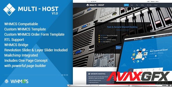 ThemeForest - Multi Host v2.3 - WHMCS Hosting - 11571734