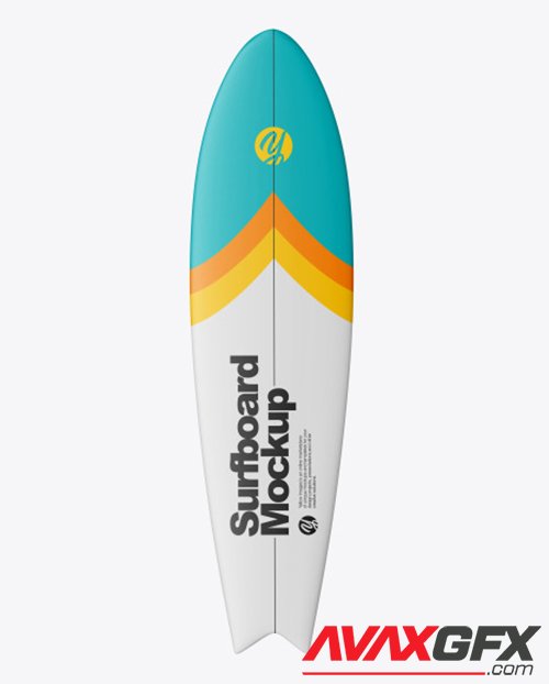 Surfboard Mockup - Front View 48740