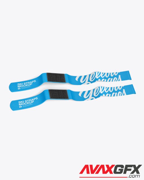 Ski Straps Mockup 50648