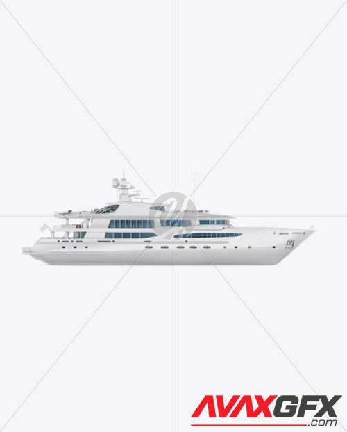 Yacht Mockup - Side View 54419
