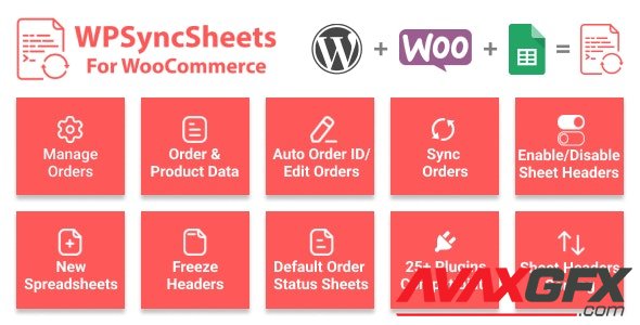 CodeCanyon - WPSyncSheets For WooCommerce v5.0 - Manage WooCommerce Orders with Google Spreadsheet - 22636997