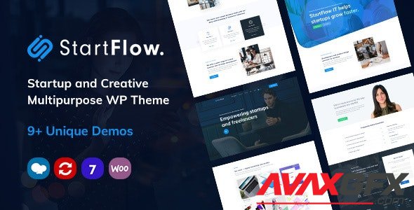 ThemeForest - StartFlow v1.10 - Responsive Multipurpose WordPress Theme - 24096681