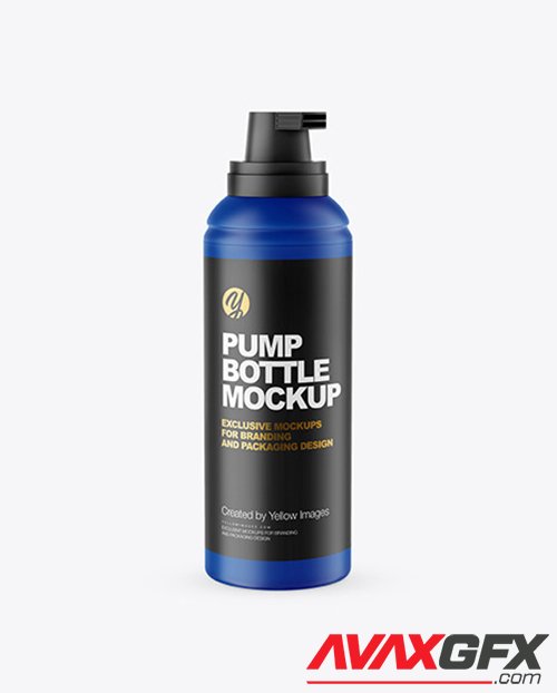 Matte Pump Bottle Mockup 58738