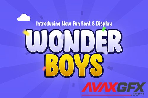 Wonder Boys - Game Font