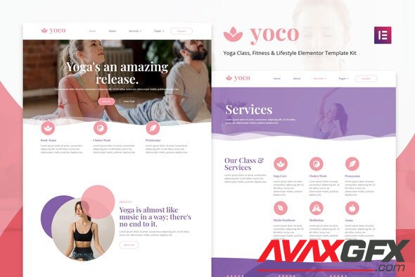 ThemeForest - Yoco v1.0.0 - Yoga Studio Elementor Template Kit - 29640785