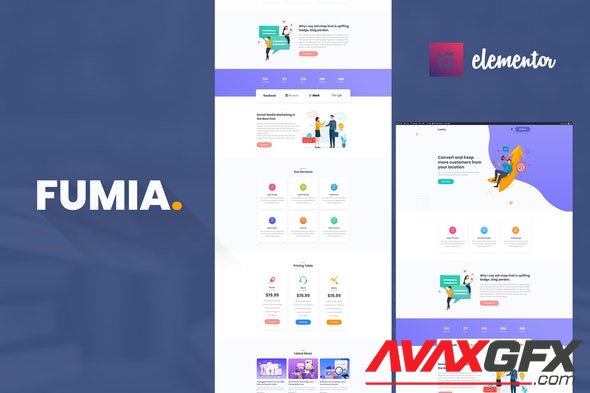 ThemeForest - Fumia v1.0.0 - Startup Agency Template Kit - 29684759