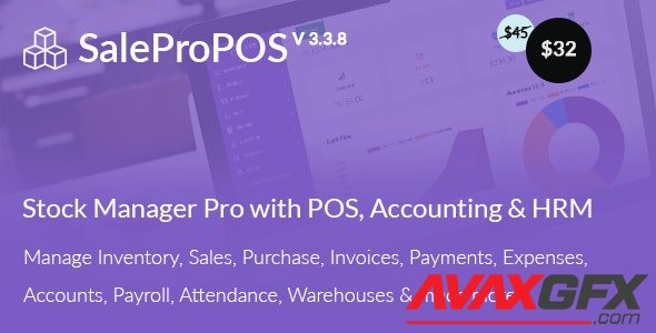 CodeCanyon - SalePro v3.3.8 - Inventory Management System with POS, HRM, Accounting - 22256829 - NULLED
