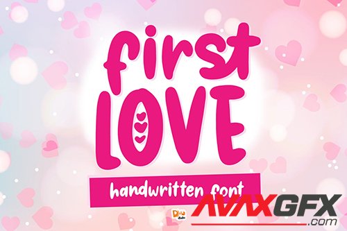 First Love - Cute Handwritten Font