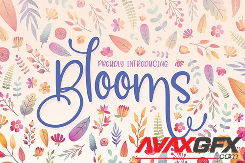 Blooms Font Family