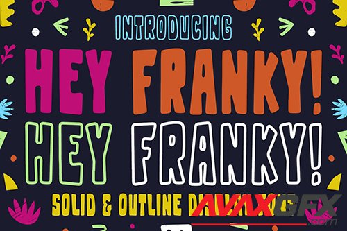 Hey Franky - Fun Display Font