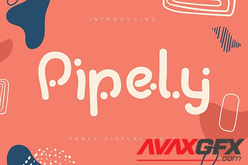 Pipely | Fancy Display Font