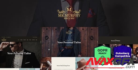 ThemeForest - Mr. Murphy v1.2.2 - Custom Dress Tailoring Clothing WordPress Theme - 17464930