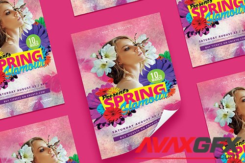 Sping Glamour Party Flyer