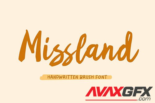 Missland - Handwritten Brush Font