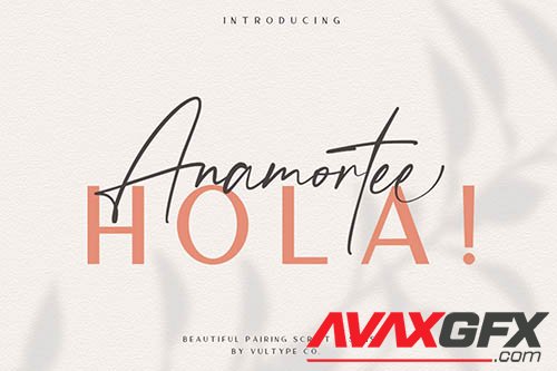 Anamortee Font Duo