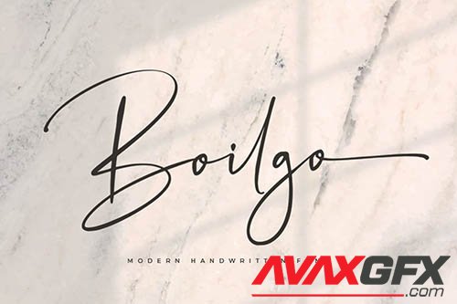 Boilgo Signature Font