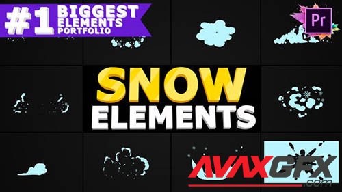 Snow Blasts | Premiere Pro MOGRT 29609344