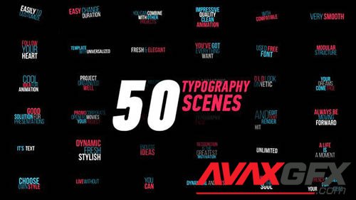 50 Typography Scenes for Premiere Pro 22114897