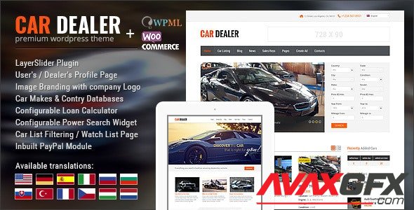 ThemeForest - Car Dealer v1.5.3 - Automotive WordPress Theme - Responsive - 8574708
