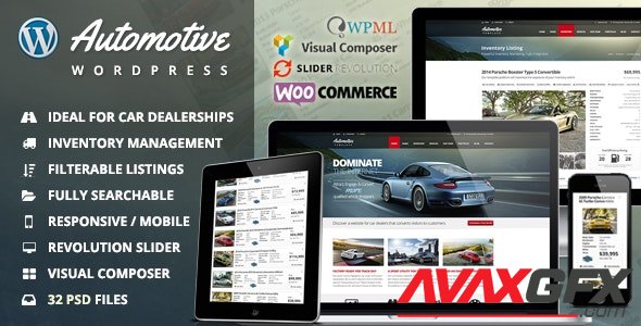 ThemeForest - Automotive v11.9.6 - Car Dealership Business WordPress Theme - 9210971 - NULLED