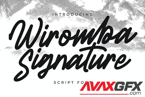 Wiromba Signature Script Font