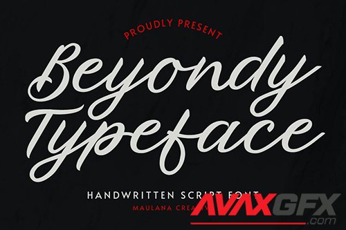 Beyondy Handwritten Script Typeface