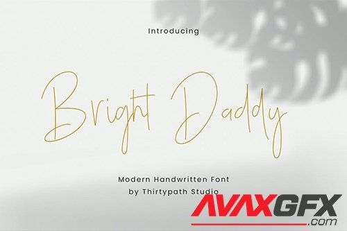 Bright Daddy Typeface