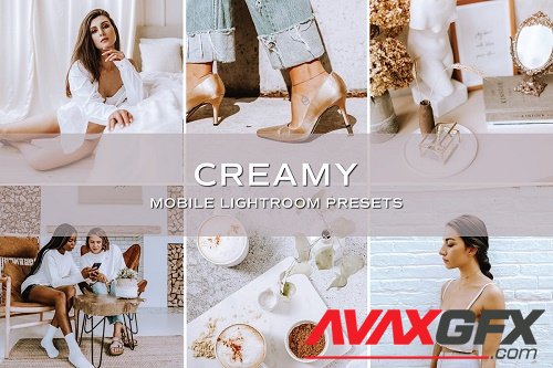 CreativeMarket - 5 Creamy Lightroom Presets 5701394