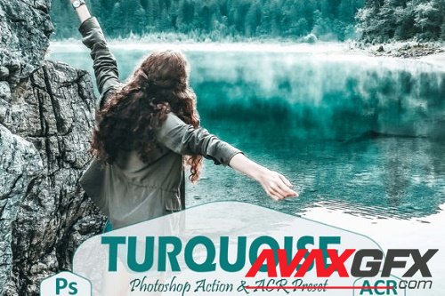 10 Turquoise Photoshop Actions and ACR