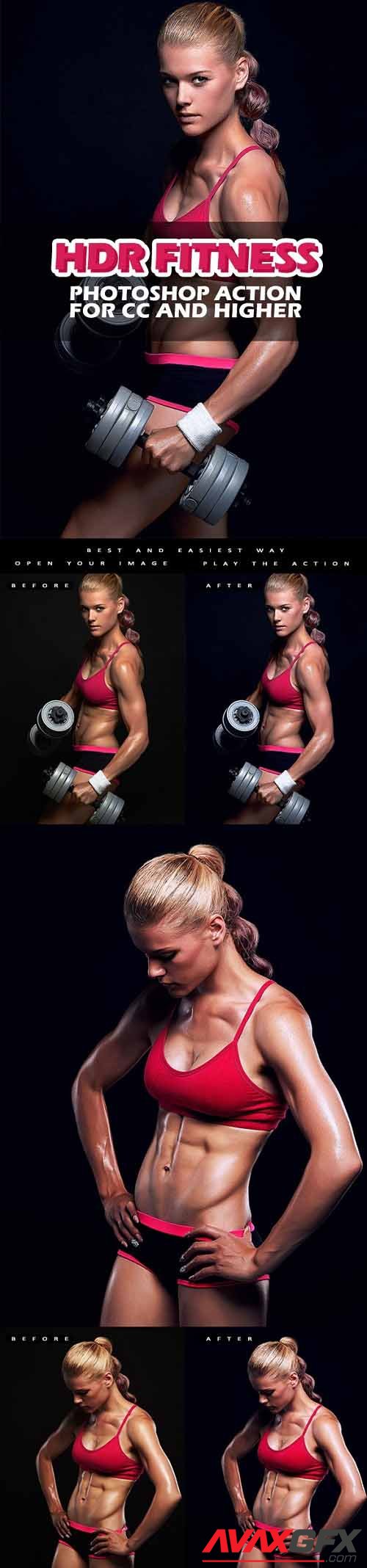 GraphicRiver - HDR Fitness - Photoshop Action 29235099