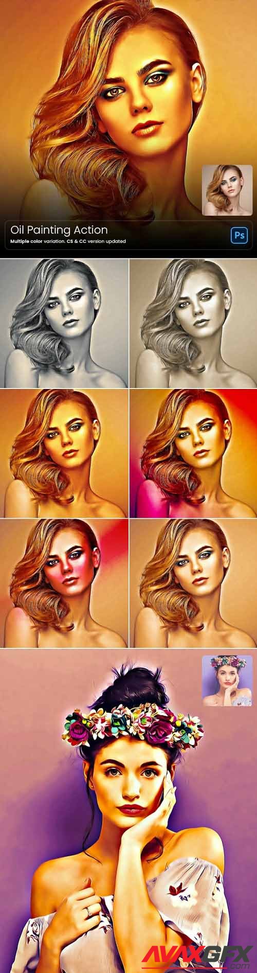 GraphicRiver - Oil Painting Action 29228095
