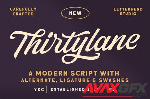 Thirtylane - Modern Script