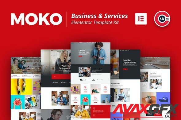 ThemeForest - Moko v1.0.0 - Business & Services Elementor Template Kit - 29724085
