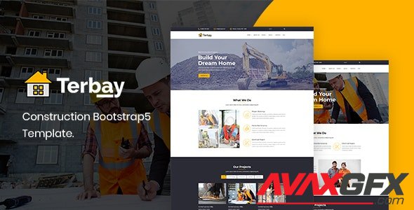 ThemeForest - Terbay v1.0 - Construction Bootstrap5 Template - 29703821