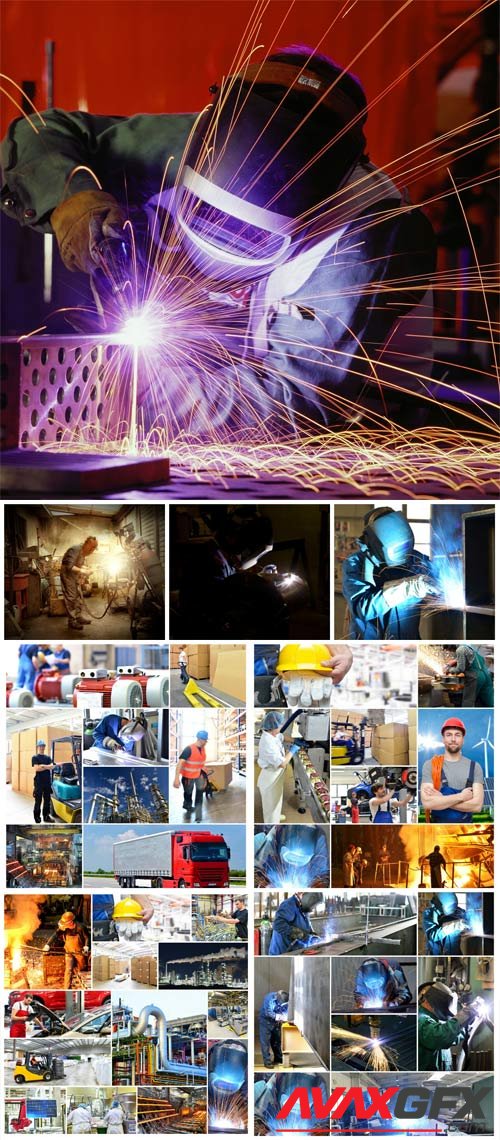 Welders stock photo