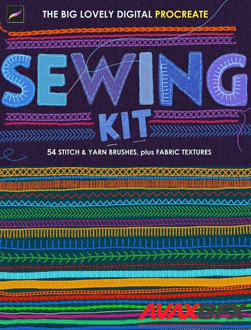 CreativeMarket - Procreate Sewing Brushes 5684796